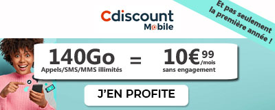 promo Cdiscount Mobile 100Go