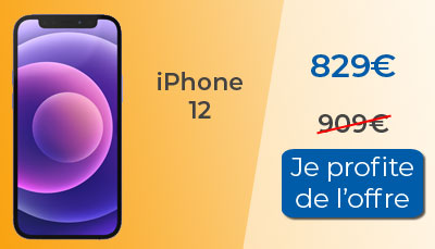 iPhone 12 mauve à 829? chez RED by SFR