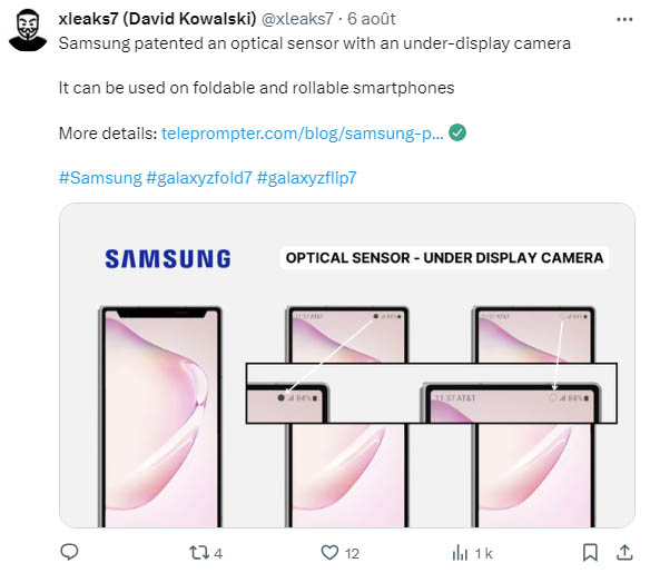 Samsung brevet leaks