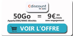 forfait mobile 50Go 