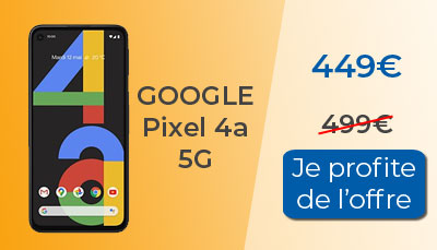 French Days Darty : Google Pixel 4a 5G à 449?