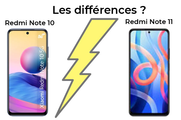 Quelles sont les différences entre le Xiaomi Redmi Note 10 5G et le Xiaomi Redmi Note 11 ?