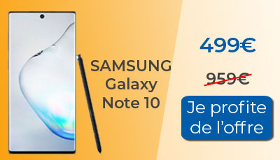 Offre Noël Fnac : Samsung Galaxy Note 10 460? de remise immédiate