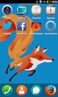 Firefox OS interface