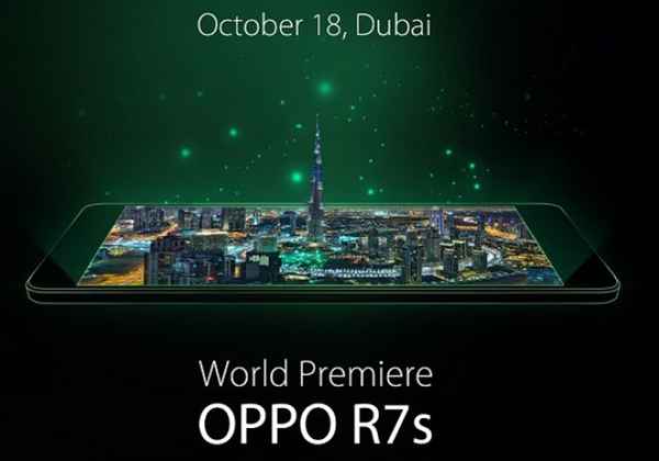 Oppo R7s : lancement le 18 octobre pour le remplaçant du R7