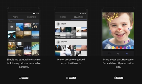 OnePlus lance sa propre application Gallery