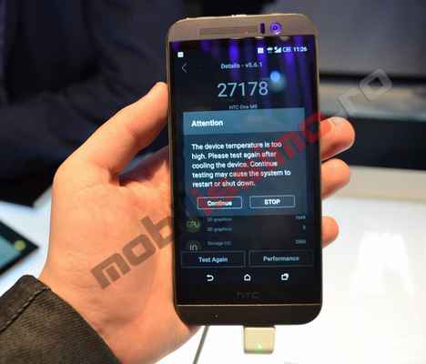 HTC One M9 : le Snapdragon 810 surchauffe ici aussi (MWC 2015)