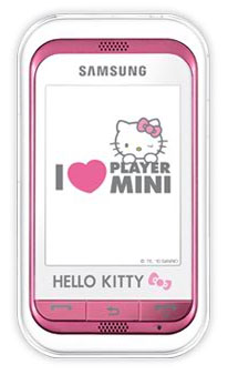 Samsung Player Mini en rose Hello Kitty