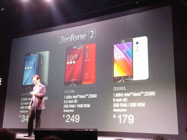 Lancement Asus Zenfone 2