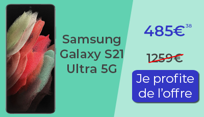 Samsung Galaxy S21 Ultra 5G promotion solde