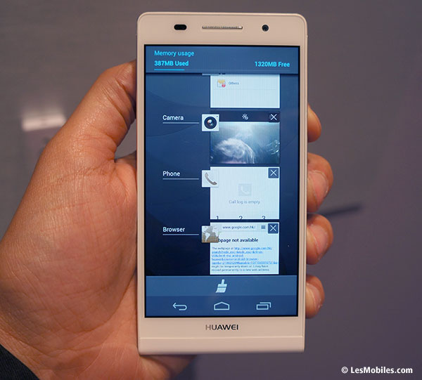 Prise en main du Huawei Ascend P6