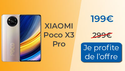 Le Xiaomi Poco X3 Pro est en promotion avant le Black Friday