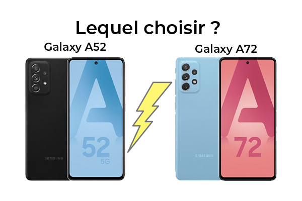 Samsung Galaxy A72 ou Galaxy A52, lequel est le meilleur pour vous ?