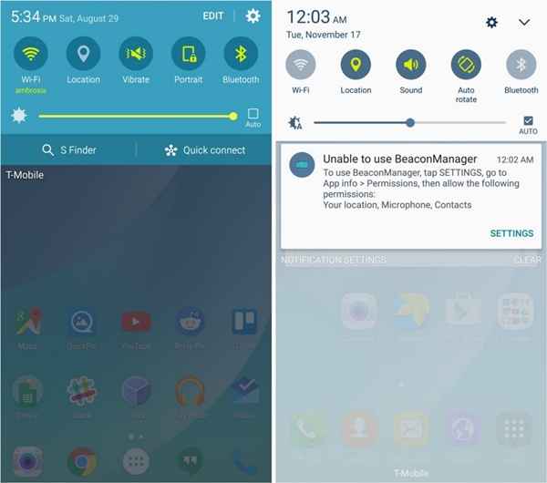 Android Marshmallow avec TouchWiz