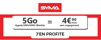 forfait 5go Syma Mobile