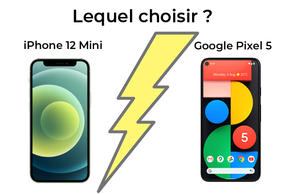 iPhone 12 mini contre Google Pixel 5, lequel est le meilleur ?