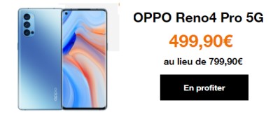 Oppo Reno 4 PRO 5G promo Orange