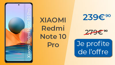 Le Xiaomi Redmi Note 10 Pro est en promo chez Amazon